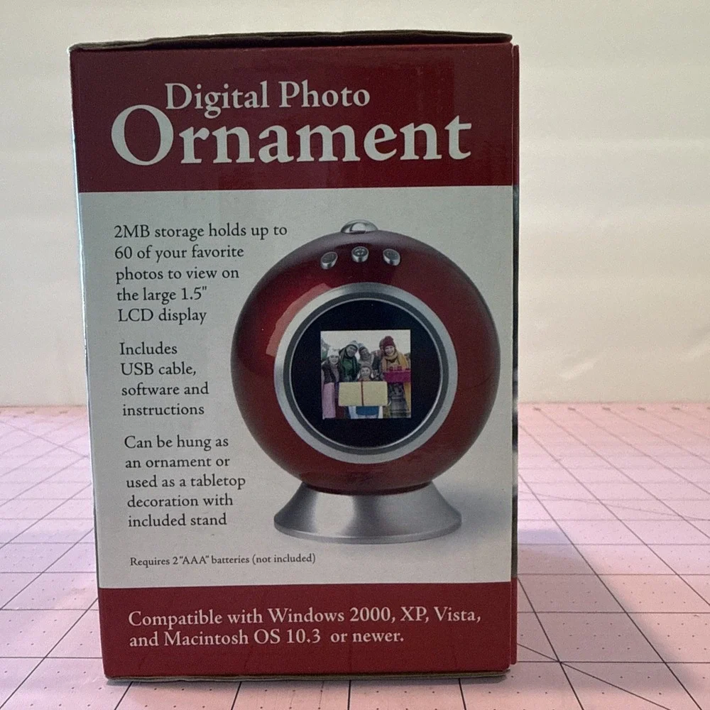 Digital Photo Ornament Picture Image Christmas Tree (MAC /Windows) Upload 60 New